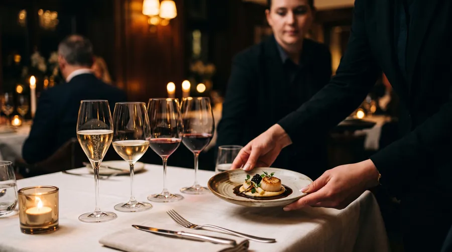 Etikette beim Degustationsmenü: die ungeschriebenen Regeln