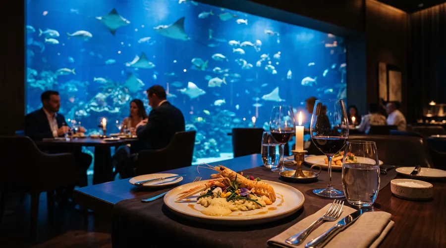 Ossiano, Fischrestaurant in Dubai