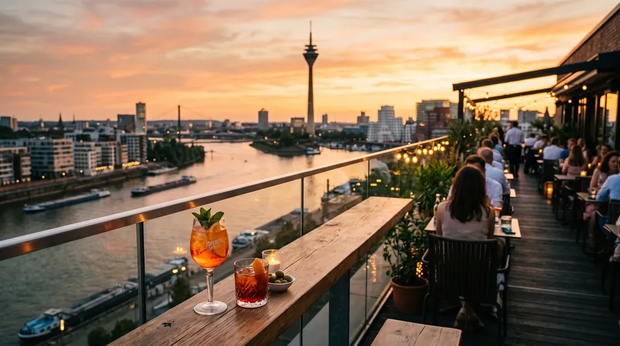 The View Skylounge & Bar, Restaurant mit Aussicht in Düsseldorf